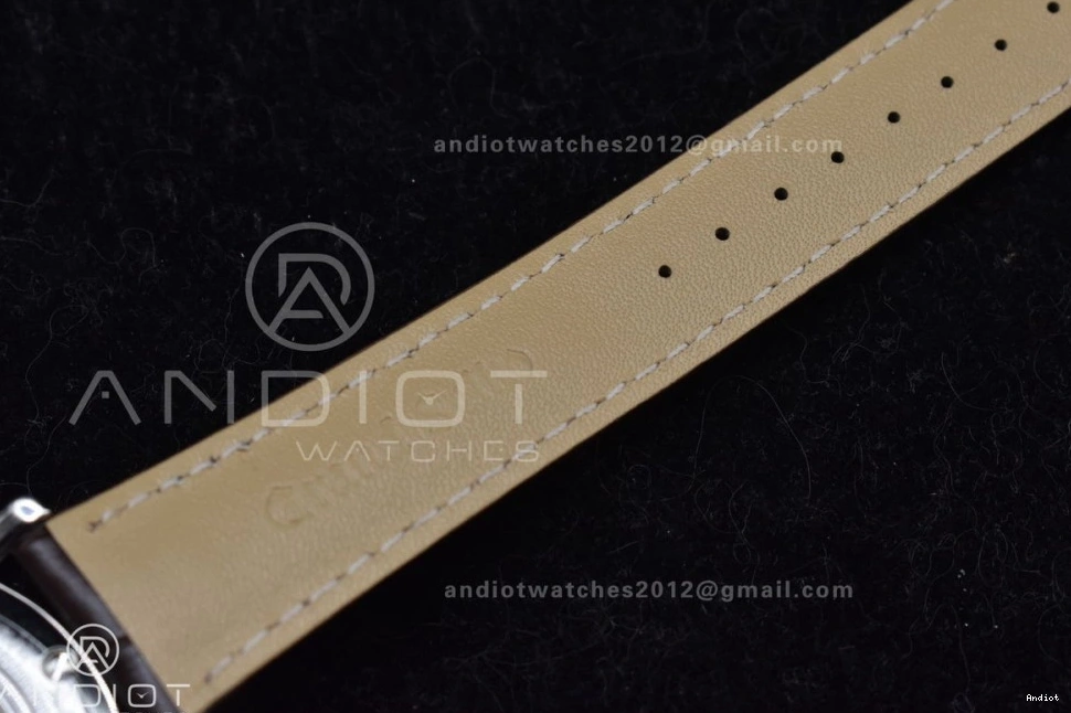 Leather GMT Elegance GSF Brown Best Edition Comfortable 886 Strap Dial Seiko SS on 1:1 Grand Cream NH 0812